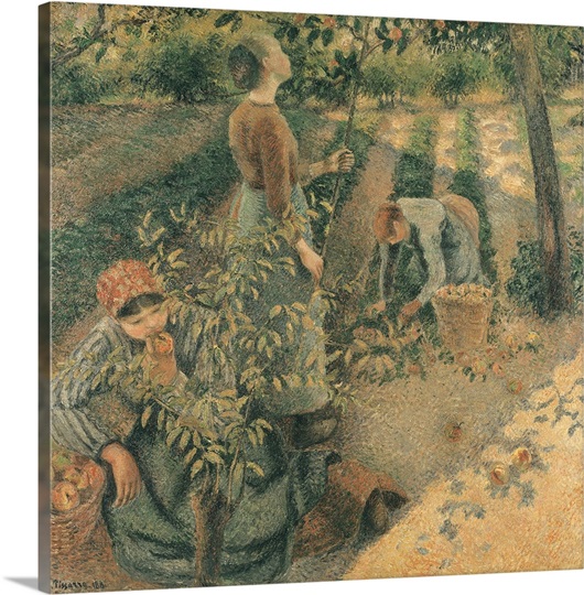 The Apple Pickers, 1886 (oil on canvas)