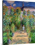 The Artists Garden at Vetheuil, 1880 (oil on canvas)