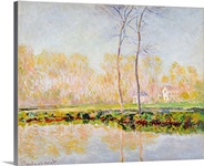 The Banks of the River Epte at Giverny, 1887 (oil on canvas)