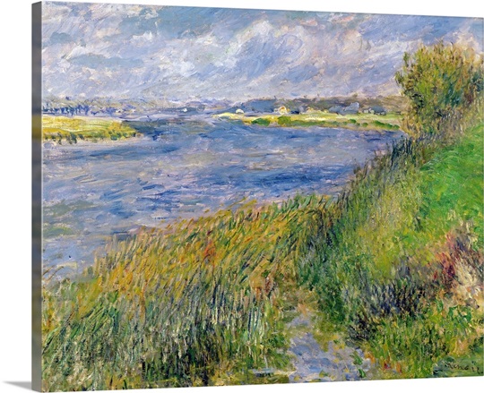 The Banks of the Seine, Champrosay, 1876 (oil on canvas)