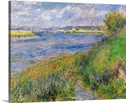 The Banks of the Seine, Champrosay, 1876 (oil on canvas)