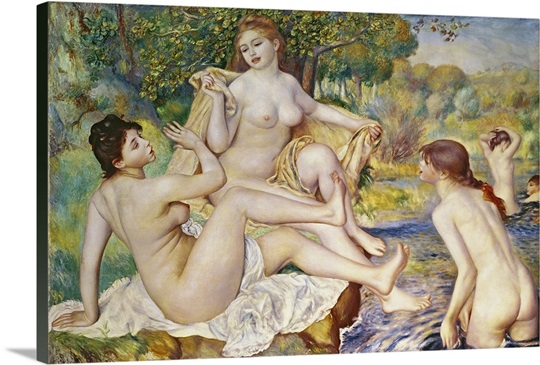 The Bathers, 1887 (oil on canvas)