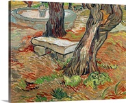 The Bench at Saint Remy, 1889 (oil on canvas)
