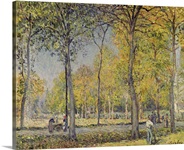 The Bois de Boulogne (oil on canvas)