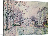 The Canal Saint-Martin, 1933 (oil on canvas)