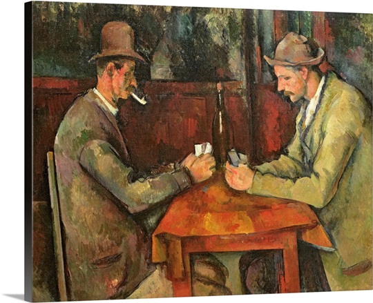 The Card Players, 1893 96 (oil on canvas)