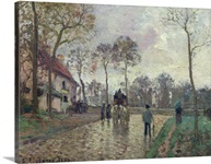 The Coach to Louveciennes, 1870 (oil on canvas)