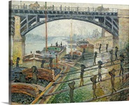 The Coal Workers, 1875 (oil on canvas)
