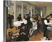 The Cotton Exchange, New Orleans, 1873 (oil on canvas)