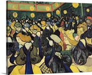 The Dance Hall at Arles, 1888 (oil on canvas)