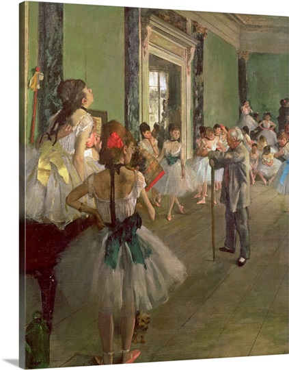 The Dancing Class, c.1873 76 (oil on canvas)
