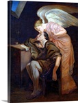 The Dream of the Poet or, The Kiss of the Muse, 1859 60 (oil on canvas)