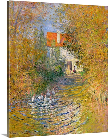 The Duck Pond, 1874 (oil on canvas)