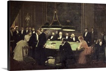 The Gaming Room at the Casino, 1889 (oil on canvas)