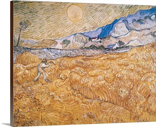 The Harvester (oil on canvas)