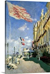 The Hotel des Roches Noires at Trouville, 1870 (oil on canvas)