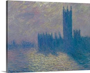 The Houses of Parliament, Stormy Sky, 1904 (oil on canvas)