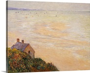 The Hut at Trouville, Low Tide, 1881 (oil on canvas)