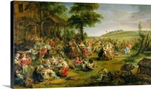 The Kermesse, c.1635 38 (oil on panel)