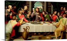 The Last Supper (oil on panel)