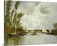 The Little Branch of the Seine at Argenteuil (oil on canvas)