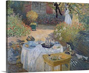The Luncheon: Monets garden at Argenteuil, c.1873 (oil on canvas)