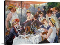 The Luncheon of the Boating Party, 1881 (oil on canvas)