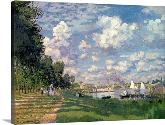The Marina at Argenteuil, 1872 (oil on canvas)