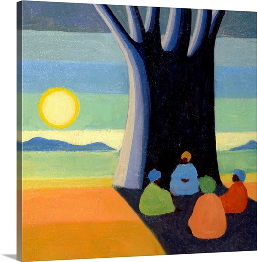The Meeting, 2005 (oil on canvas)
