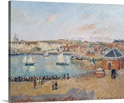 The Outer Harbour at Dieppe, 1902 (oil on canvas)