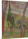 The Park at the Saint Paul Hospital, 1889 (oil on canvas)