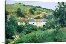 The Path in the Village, 1875 (oil on canvas)
