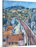 The Railway Bridge at Meulen (oil on canvas)