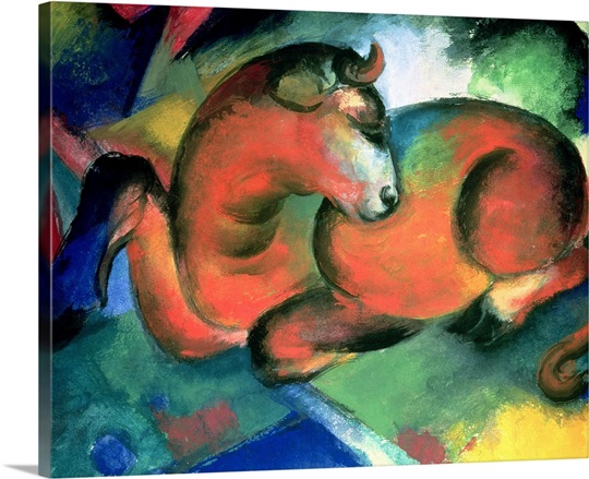 The Red Bull, 1912 (oil on canvas)