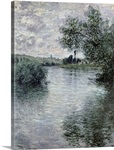 The Seine at Vetheuil, 1879 (oil on canvas)