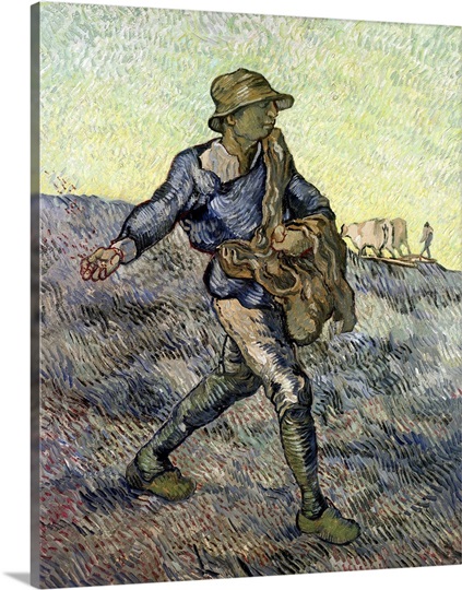 The Sower (after Millet) 1890