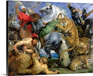 The Tiger Hunt, c.1616 (oil on canvas)