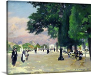 The Tuileries (oil on canvas)