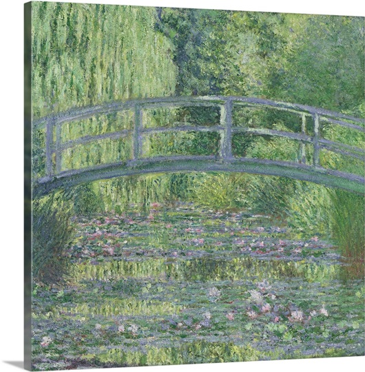 The Waterlily Pond: Green Harmony, 1899 (oil on canvas)