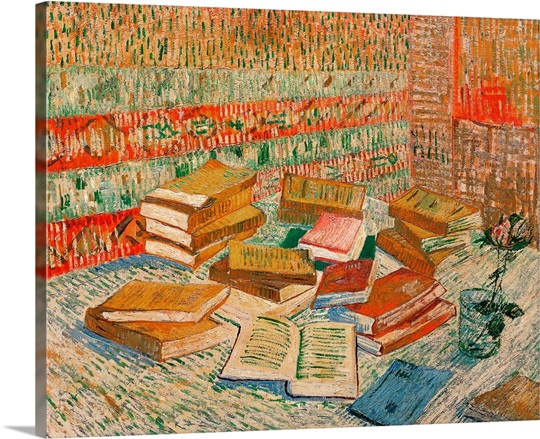 The Yellow Books, 1887 (oil on canvas)