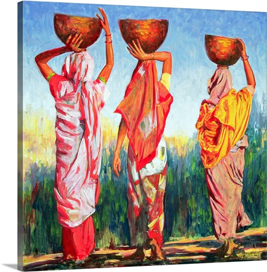 Three Women, 1993 (oil on canvas)