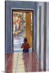Through the Doorway, 2005 (oil on canvas)