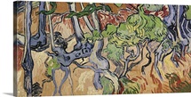 Tree roots, 1890 (oil on canvas)