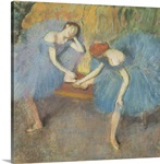 Two Dancers at Rest or, Dancers in Blue, c.1898 (pastel on paper)