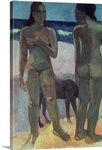 Two Tahitian Women on the Beach, 1891 (oil on canvas)