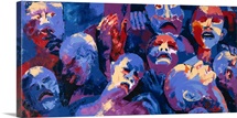 Untitled II - African Aids Epidemic, 1991 (oil on board)