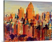 Upper Manhattan, 2000 (w/c on paper)
