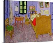Van Goghs Bedroom at Arles, 1889 (oil on canvas)