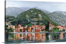 Varenna, Lake Como, Italy, 2004 (oil on canvas)