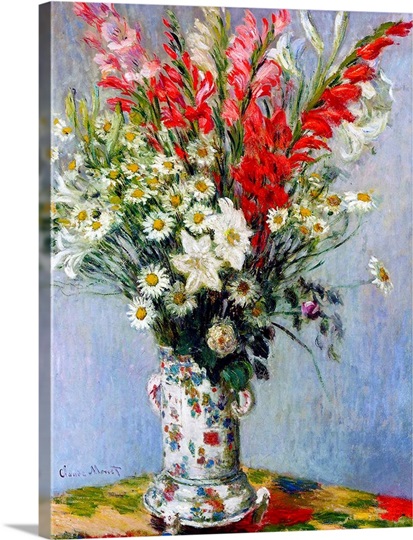Vase of Flowers, 1878 (oil on canvas)
